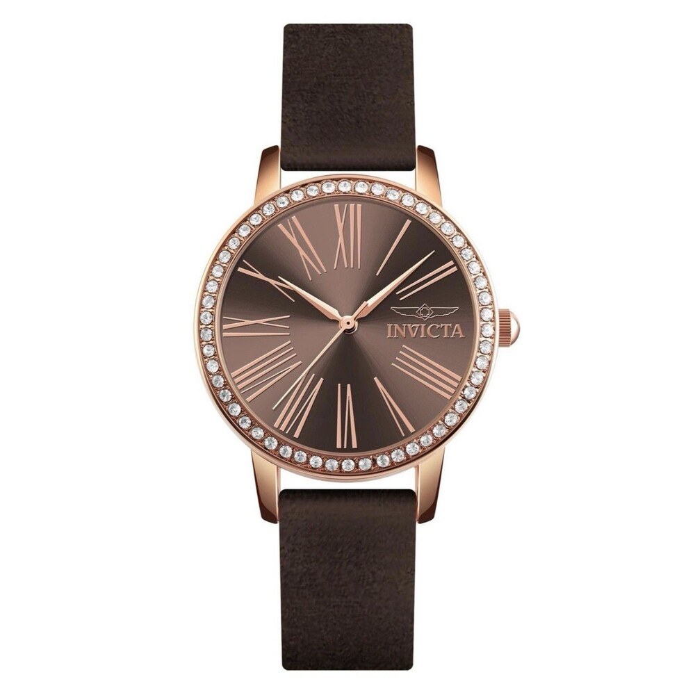 Invicta Women’s Dress Watch Celestial Ethera 31mm Brown/Chocolate Leather